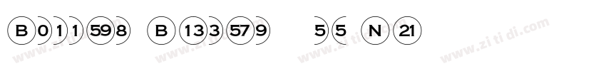 Bullets Bannertype N字体转换